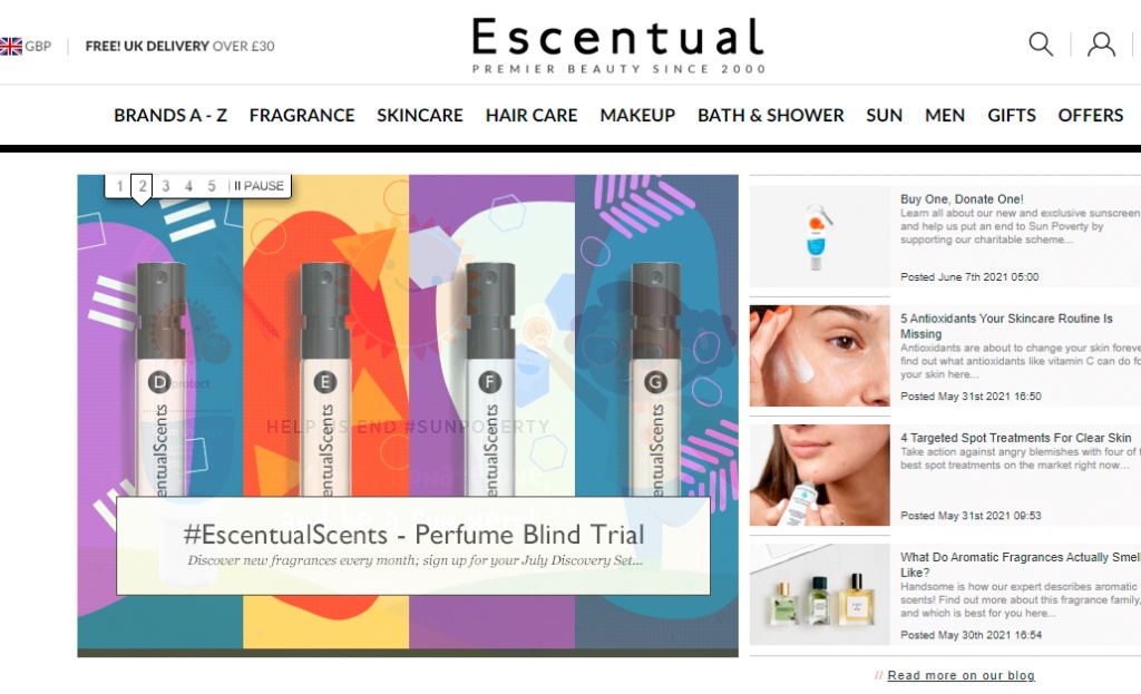 تجربتي مع موقع escentual