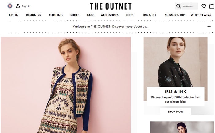 تجربتي مع موقع the outnet