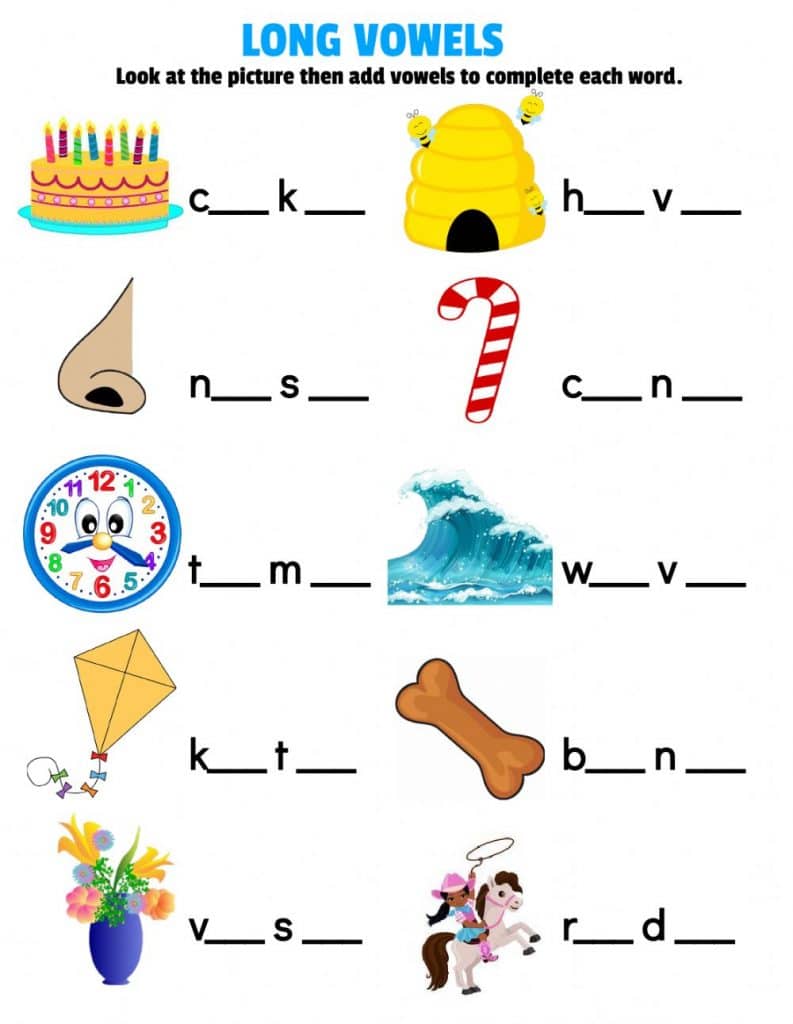 تدريبات على short vowels