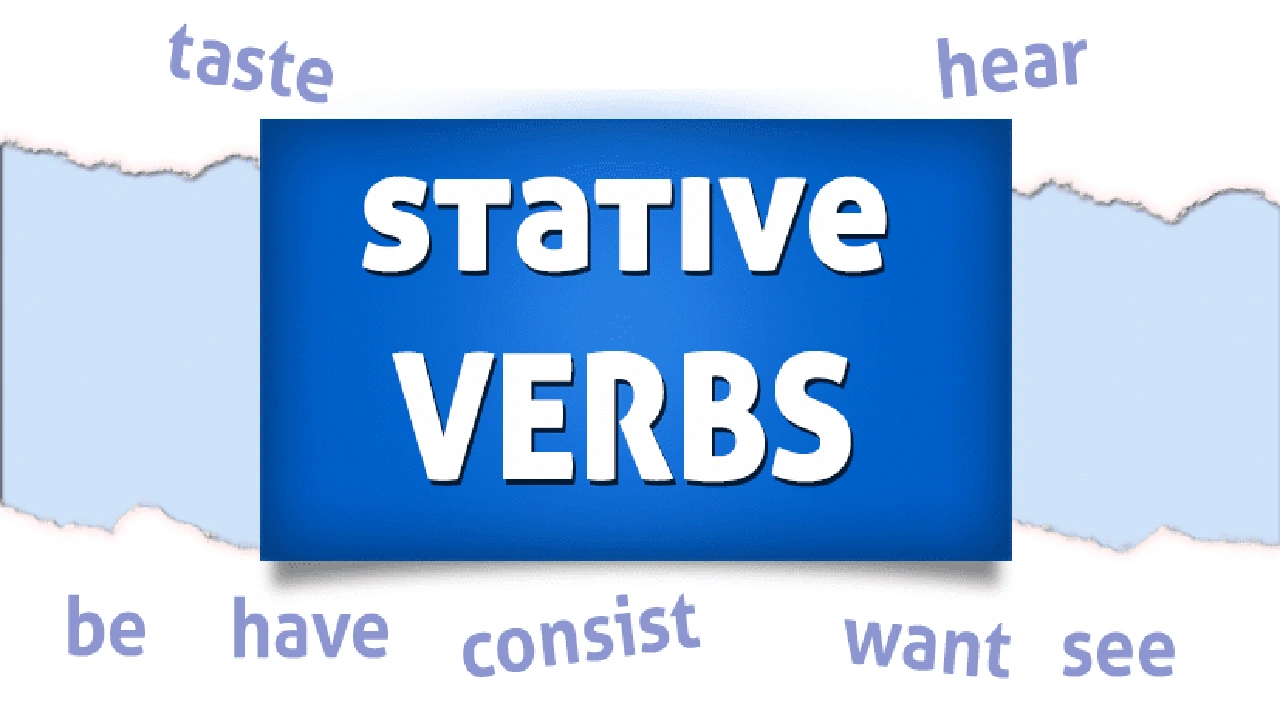 صورة تدريبات على stative verbs