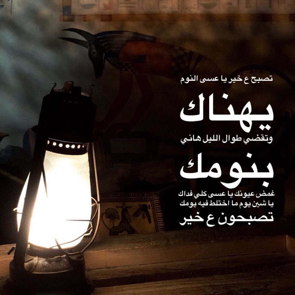 تصبح على خير حبيبتي