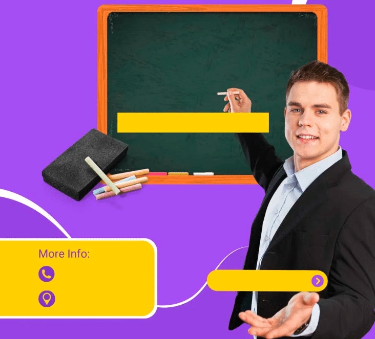 تصميم إعلان مدرسة خاصة