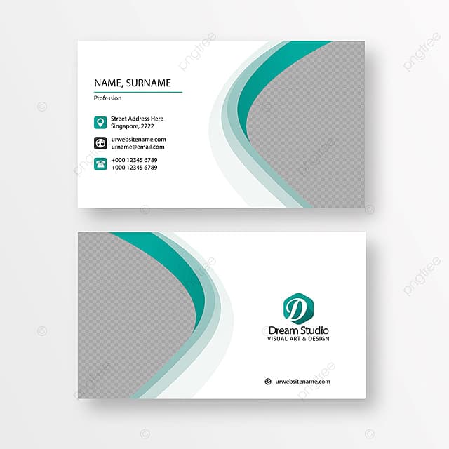 تصميم بطاقات تعريفية