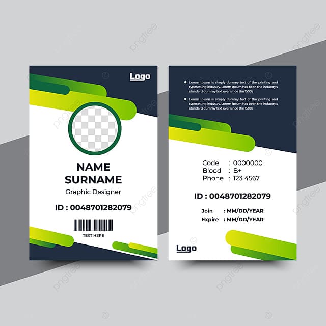 تصميم بطاقات تعريفية