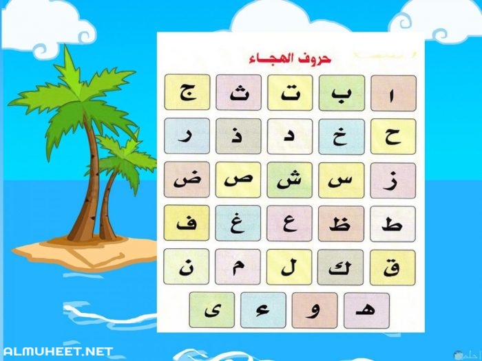 تعليم الحروف الهجائيه بالصور