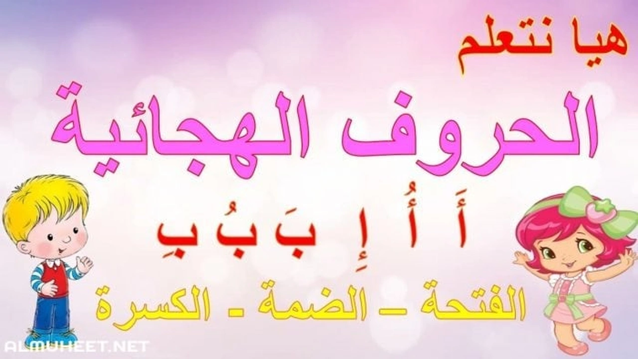 صورة تعليم الحروف الهجائيه بالصور