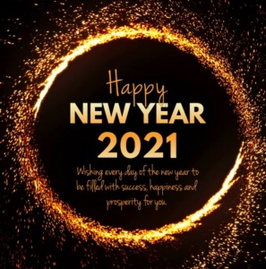 تهنئة بالعام الجديد 2021