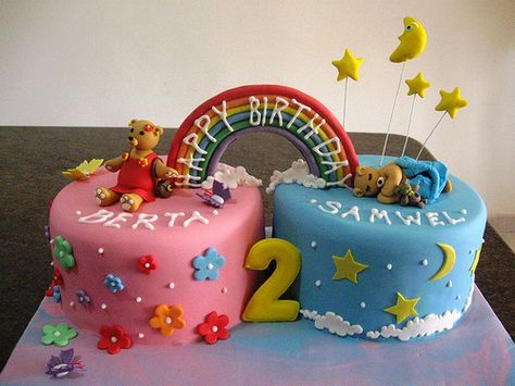 تهنئة عيد ميلاد توأم اولاد