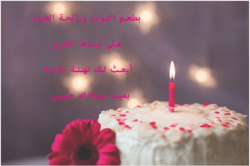 تهنئة عيد ميلاد سعيد
