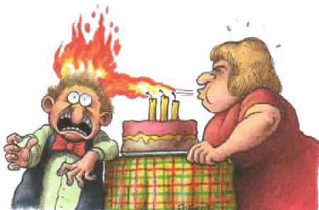 تهنئة عيد ميلاد ظريفة