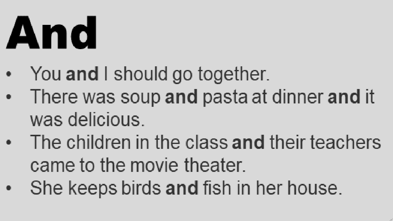صورة جمل بالانجليزي فيها and