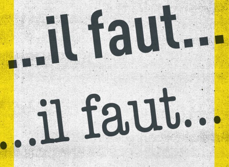 جمل بالفرنسية فيها il faut