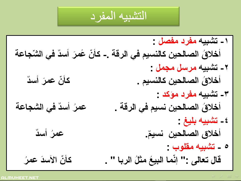جمل عن التشبيه