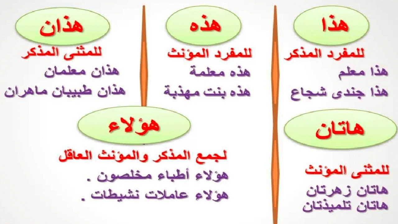 صورة جمل فيها هذان وهاتان