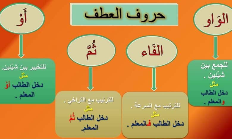 جملة فيها حرف عطف ثم