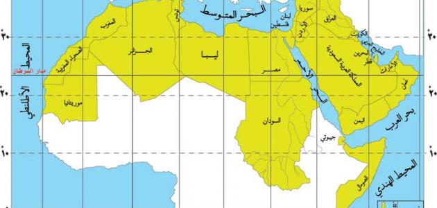 خريطة العالم الاسلامي قديما
