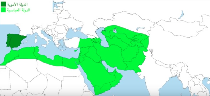 خريطة العالم الاسلامي قديما