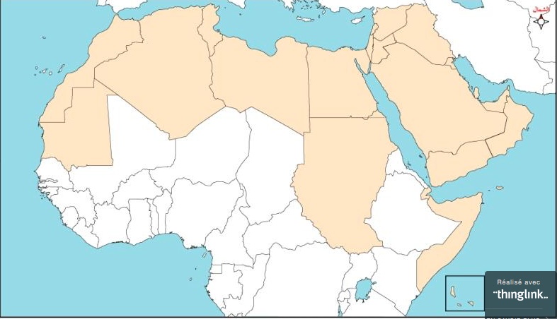 خريطة العالم الاسلامي قديما