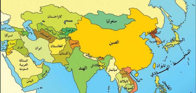 خريطة العالم الحقيقية واضحة بالعربي