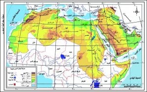 خريطة العالم باللغة العربية بجودة عالية