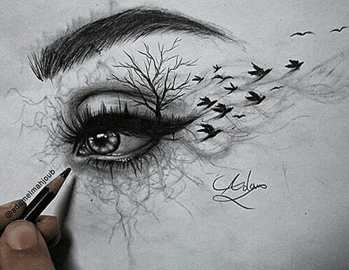 خطوات الرسم بالرصاص