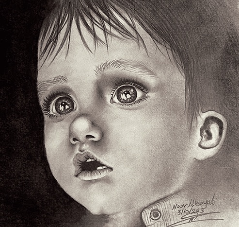 خطوات الرسم بالرصاص