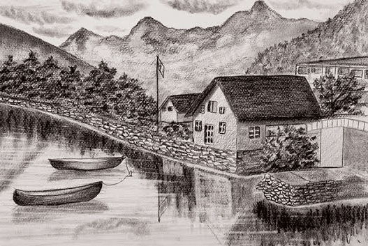 خطوات الرسم بالرصاص
