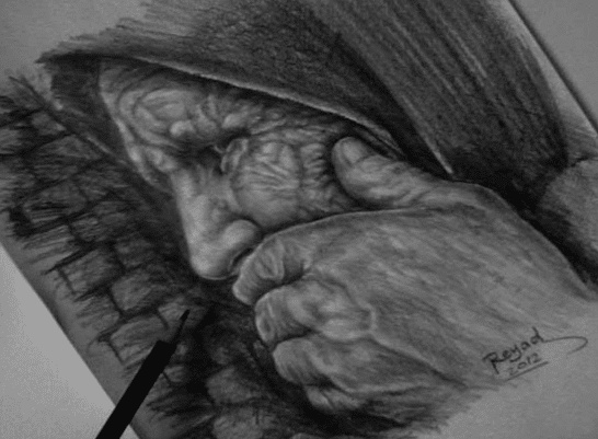 خطوات الرسم بالرصاص