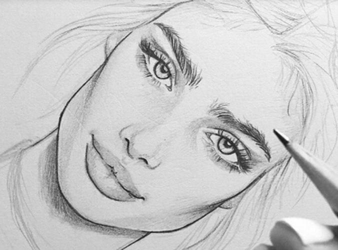 خطوات الرسم بالرصاص