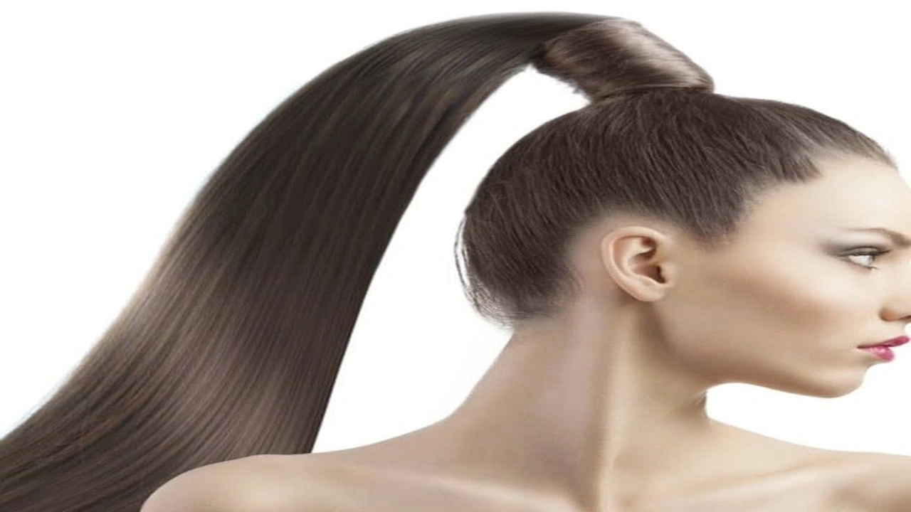 صورة خلطة ذيل الحصان لتطويل الشعر