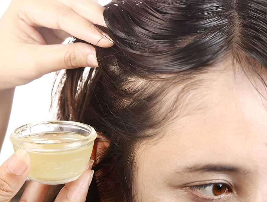 خلطة لترطيب الشعر الدهني