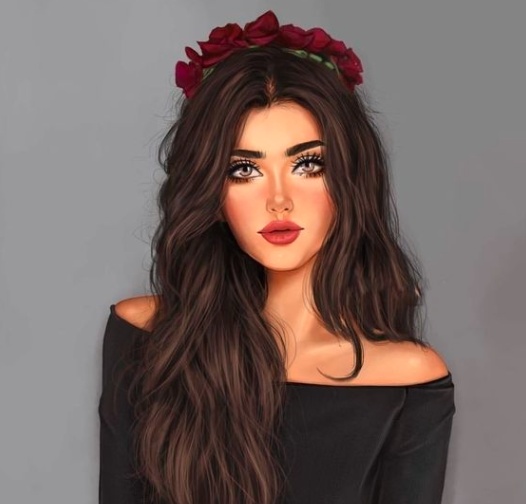 خلفيات واتس اب للبنات محجبات كرتون