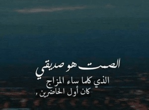 خواطر عن الصمت والكبرياء