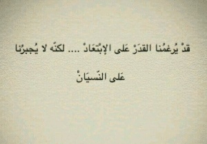 خواطر عن النسيان في الحب