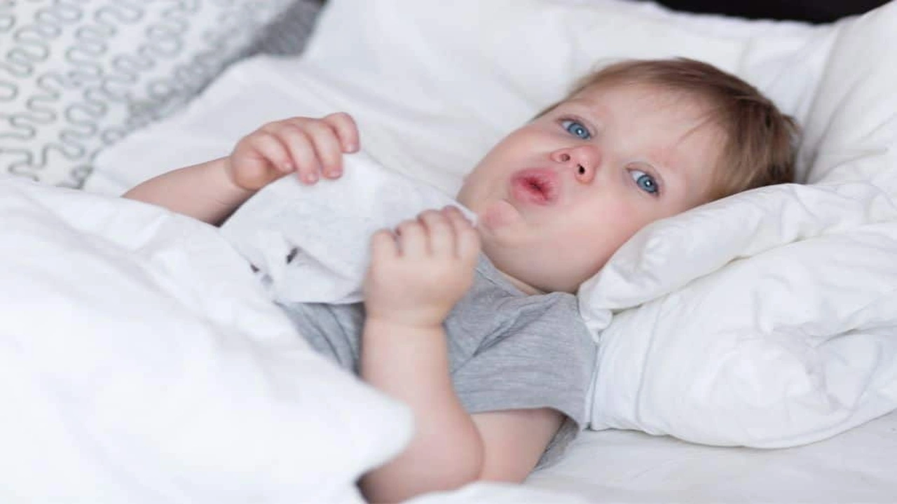 صورة دعاء لشفاء الطفل من السعال