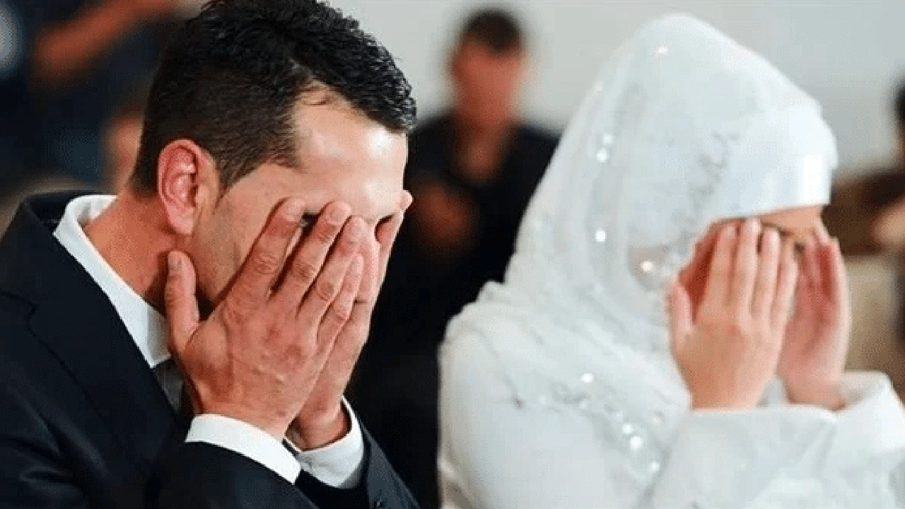 صورة دعاء ليلة الدخله للمتزوجين في الاسلام