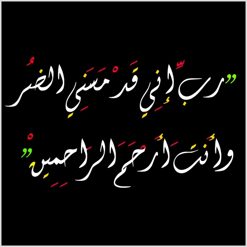 ربي مسني الضر وأنت أرحم الراحمين