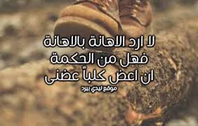 رد على شخص اساء لي