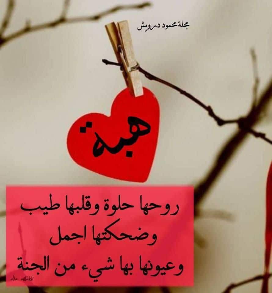 رسائل حب باسم هبه