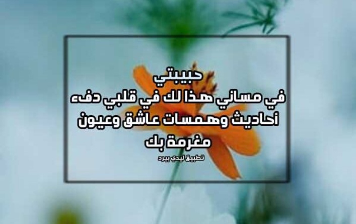 رسائل حب للحبيب قبل النوم