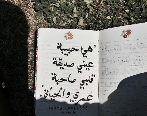 رسالة حب لصديقتي المفضلة