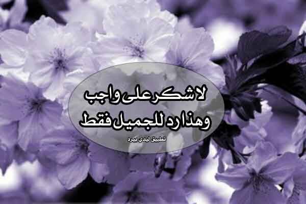 رسالة مدح وشكر