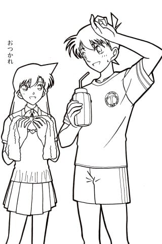 رسومات تلوين المحقق كونان