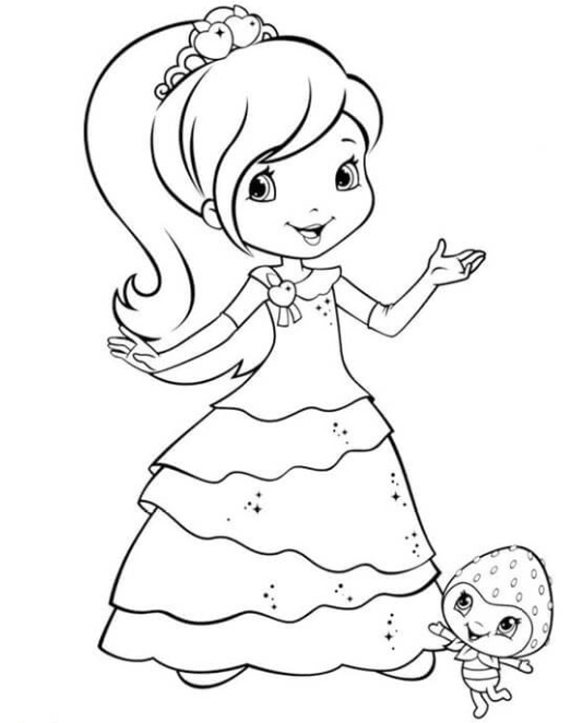 رسومات تلوين اميرات