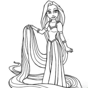 رسومات تلوين اميرات