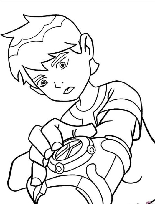 رسومات تلوين بن تن