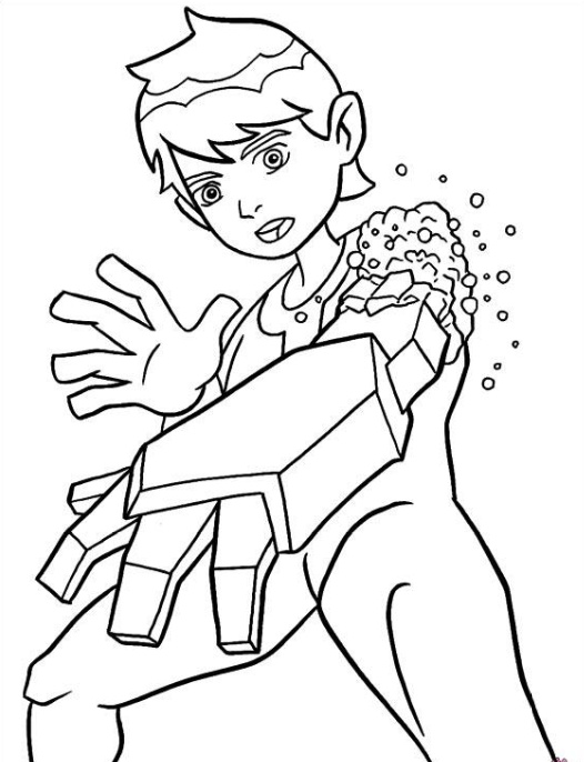 رسومات تلوين بن تن