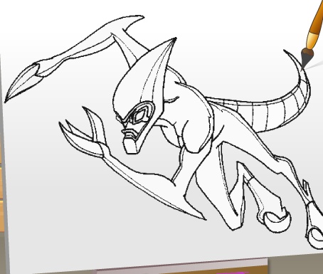 رسومات تلوين بن تن