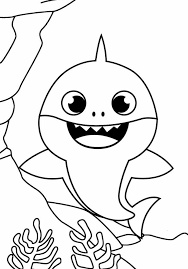 رسومات تلوين بيبي شارك