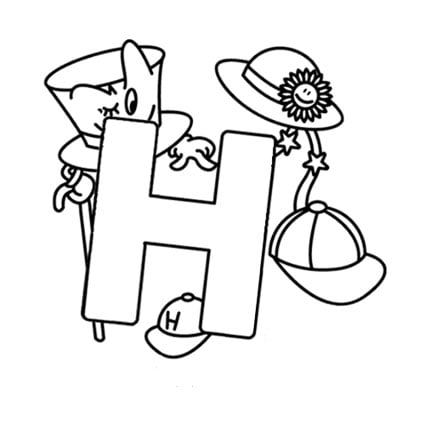 رسومات تلوين حروف انجليزية